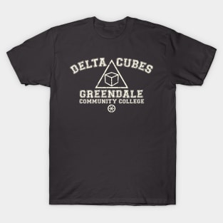 Greendale Delta Cubes Fraternity (light print) T-Shirt